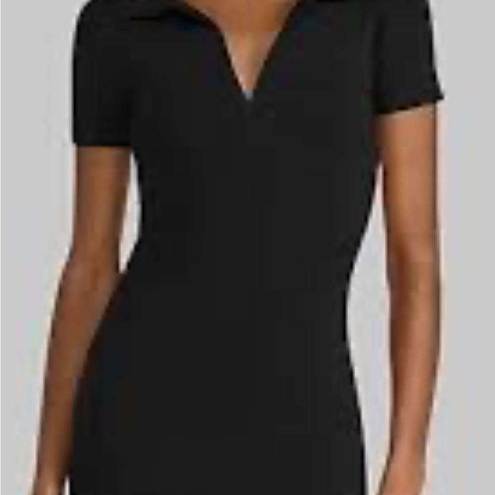 Zara Black Collared Top